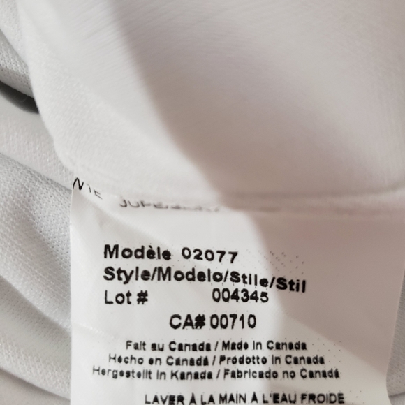 Joseph Ribkoff made in Canada Black White Chevron Tulip Skirt Elastic Waist, 10 - Picture 8 of 13